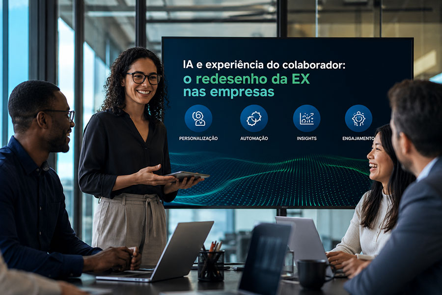 IA e experiência do colaborador: o redesenho da EX nas empresas